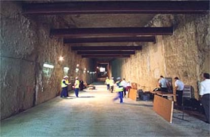 Aspecto actual del túnel de Santa María de la Cabeza. PLANO GENERAL