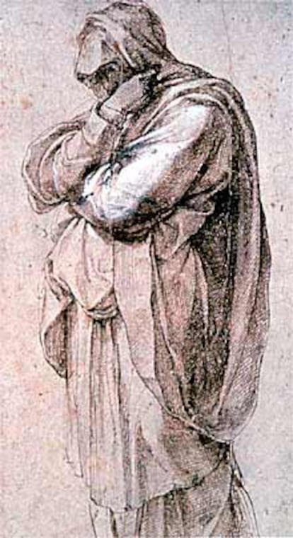 Mujer cubierta y en duelo, de Miguel Ángel,vendido en Sotheby's de Londres.