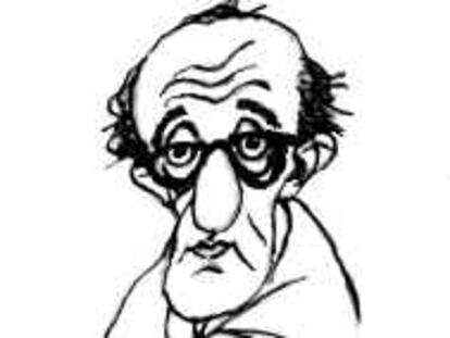 B S/N - Reproducción caricatura de Woody Allen de Ermengol -