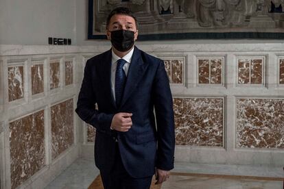 El líder de Italia Viva, Matteo Renzi, el pasado 30 de enero, en Roma.