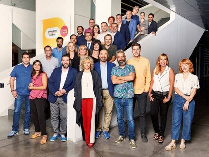 El equipo de Catalunya Ràdio.