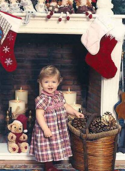 Los Príncipes de Asturias felicitan la Navidad con una postal de la infanta Leonor.