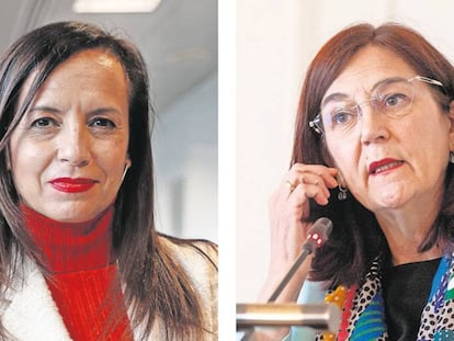 Beatriz Corredor, presidenta de Red Eléctrica, y Cani Fernández, presidenta de la CNMC.