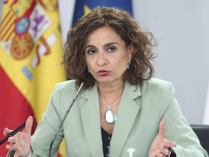 La ministra portavoz y de Hacienda, María Jesús Montero.