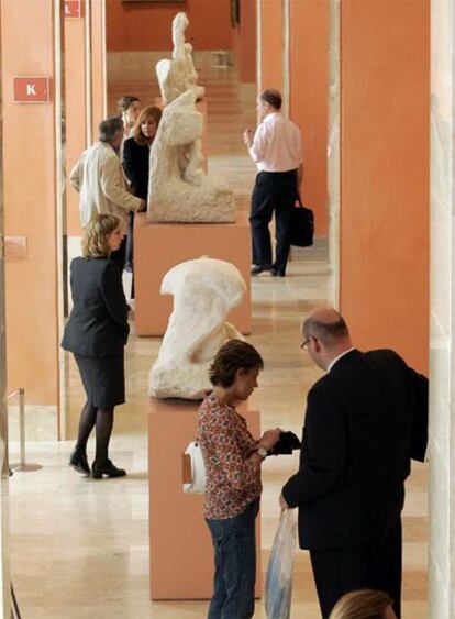 Interior del Museo Thyssen-Bornemisza, de Madrid.