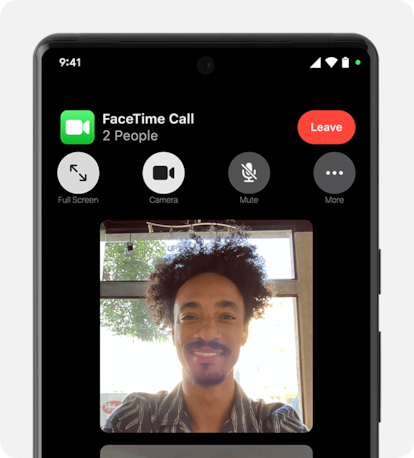 Uso de FaceTime en Android
