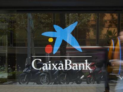 Una ofiicina de CaixaBank