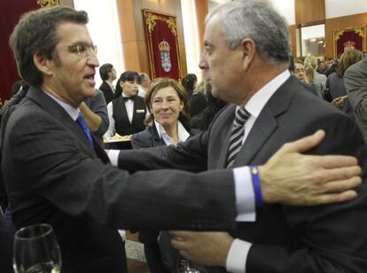 Feijóo junto a Pachi Vázquez