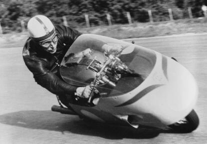 John Surtees, en el GP de Monza de 1957.