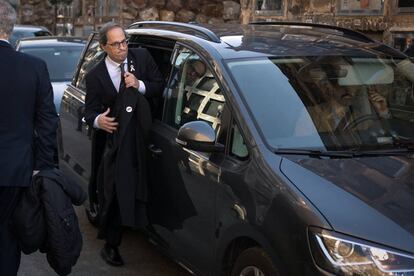 Quim Torra el 25 de desembre a Barcelona.