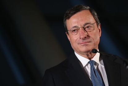 Draghi acudi&oacute; el pasado d&iacute;a 24 al Parlamento alem&aacute;n.