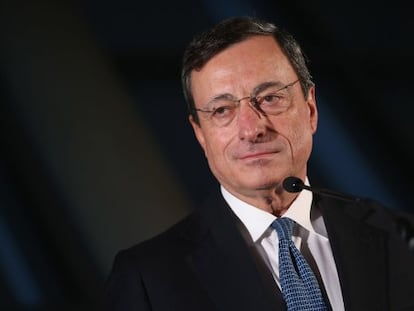 Draghi acudi&oacute; el pasado d&iacute;a 24 al Parlamento alem&aacute;n.