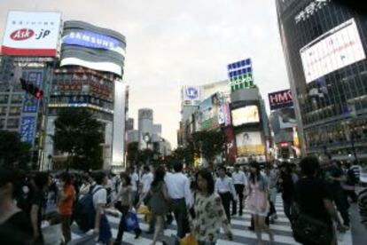 Ambiente en Tokio, una de las ciudades más pobladas del mundo.