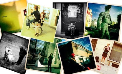 Collage de fotos penjades a Instagram.