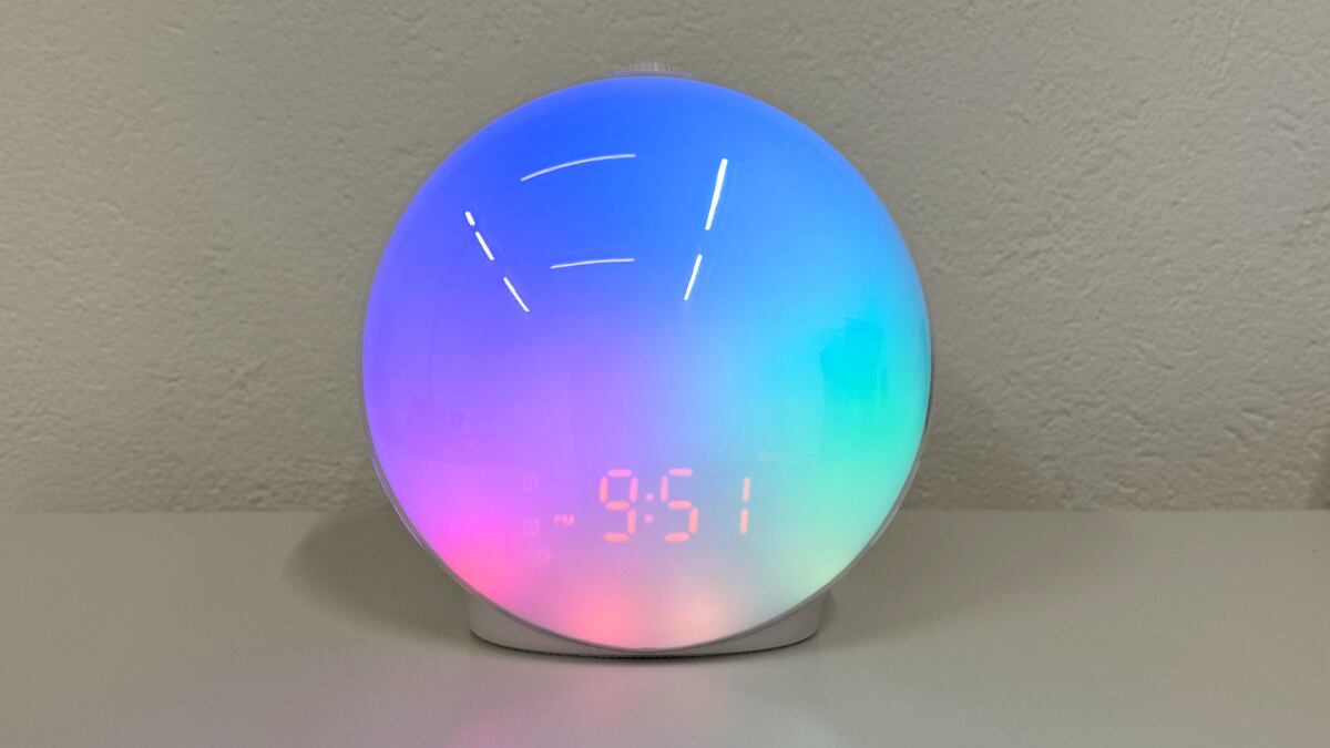 Despertador de amanecer con Bluetooth de Amazon.
