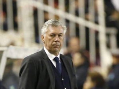 El técnico del Real Madrid, Carlo Ancelotti.