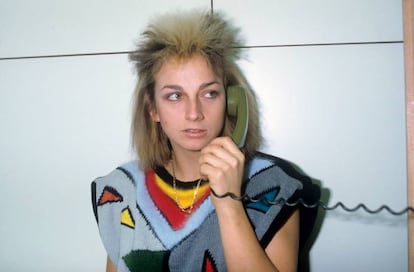 Gianna Nannini en 1983. Actualmente la cantante italiana, afincada en Londres, sigue en activo.