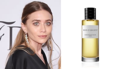 Ashley Olsen

Con el lirio absoluto de Francia como ingrediente más precioso y un frasco diseñado por Hedi Slimane, la fragancia Bois d’Argent de Dior es una de las predilectas de la actriz y empresaria.