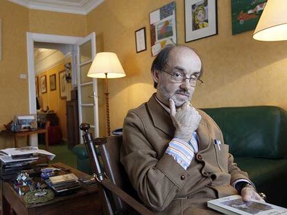 Fernando Maura, en su casa de Biblao