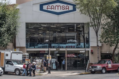 Una foto de archivo de una de las sucursales de Grupo Famsa en Ciudad de México, en 2020.