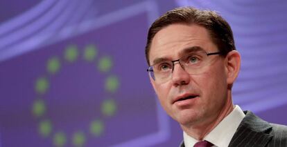 El vicepresidente de la Comisión Europea para el Crecimiento, Jyrki Katainen, que ha participado en las negociaciones.