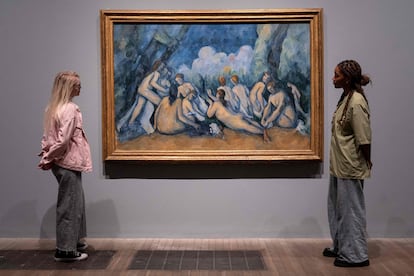 'Bañistas', de Cézanne, una de las obras expuestas en la Tate Modern de Londres.