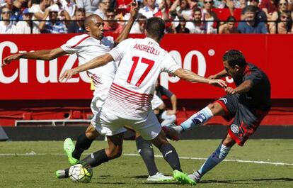 Partido entre el Sevilla y el Celta de la 4ª jornada.