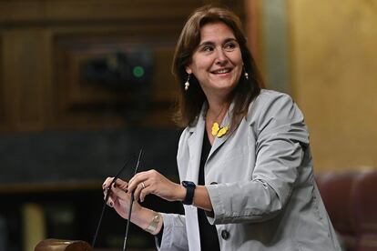 La diputada de Junts per Catalunya Laura Borràs, durante una intervención en el Congreso.