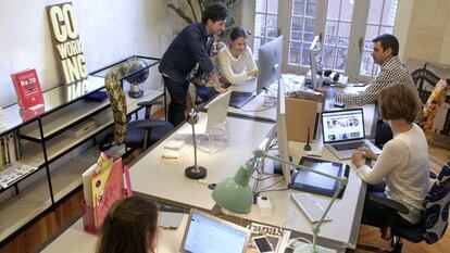 Un espacio de coworking en Madrid