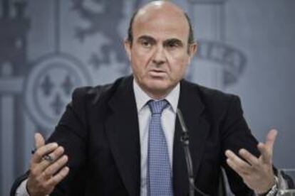 El ministro de Economía, Luis de Guindos. EFE/Archivo