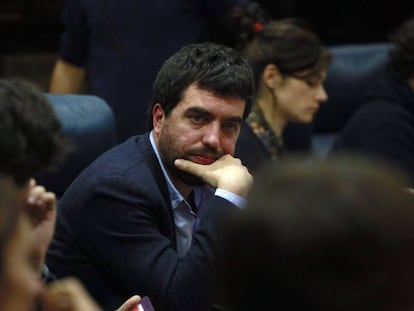 El diputado de Más Madrid Hugo Martínez Abarca.