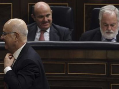 El líder de UDC, Josep Antoni Duran Lleida durante el pleno del Congreso de los Diputados.