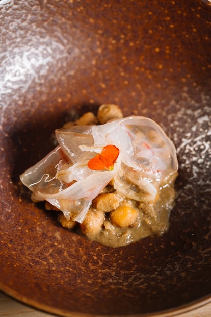 Guiso de caracoles del restaurante Yubá Experience. Imagen proporcionada por el restaurante.