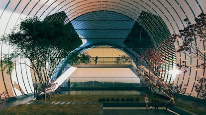 Proyecto de ciudad en Marte.