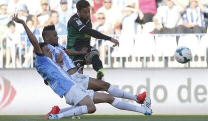 Imagen del partido M&aacute;laga Elche de la liga pasada.