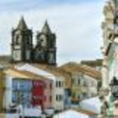 Aspecto del Pelourinho, el casco antiguo de la urbe.