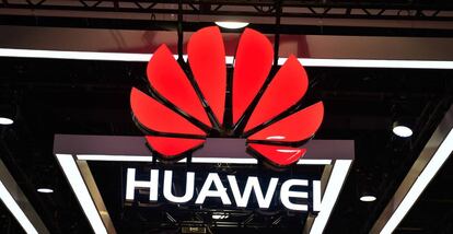 Logo de Huawei.  