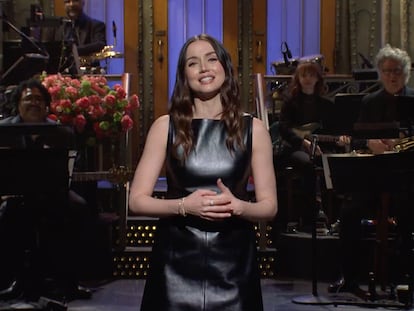 Ana de Armas en  Saturday Night Live.