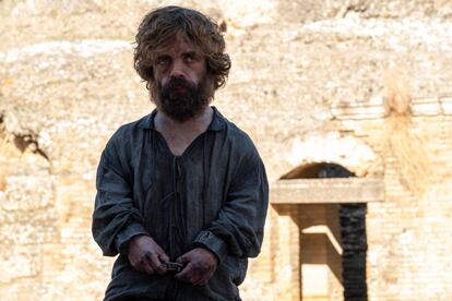 Tyrion Lannister apela al poder de las historias para elegir al nuevo rey de Poniente.