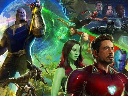 Poster oficial de ‘Vingadores: Guerra Infinita’.