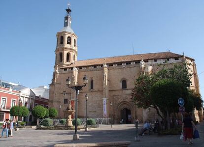La parroquia de la Asunción, en Valdepeñas.