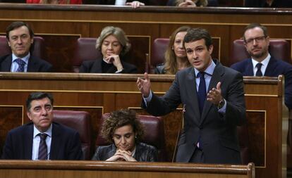 Popular Party leader Pablo Casado.