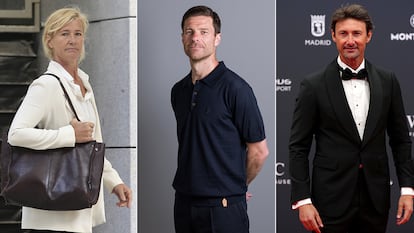 Ana Duato, Xabi Alonso y Juan Carlos Ferrero.