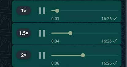 WhatsApp: cómo cambiar la velocidad de reproducción de los audios