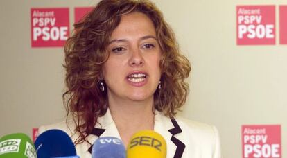 Elena Martín, concejal del PSPV en Alicante en una imagen de archivo.