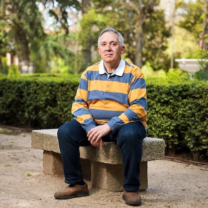 Emilio López Salas, en la finca de Vistalegre de Carabanchel.