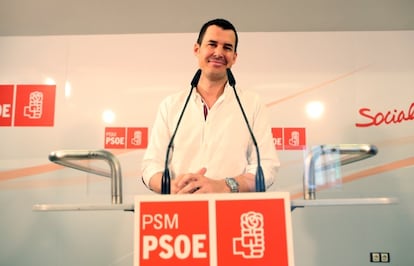 Juan Segovia, en la presentación de su candidatura.