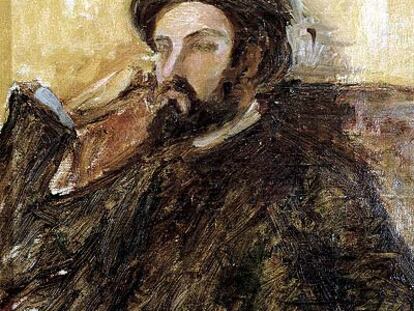Autorretrato juvenil de Juan Ramón Jiménez (Moguer, Huelva, 1881-San Juan de Puerto Rico, 1958).