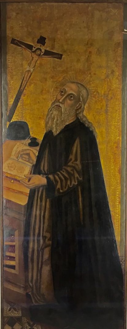 Ramon Llull, según un retablo de Joan Desí (1503).