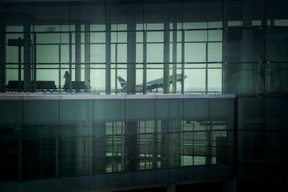 La T1 de l'aeroport del Prat a Barcelona.